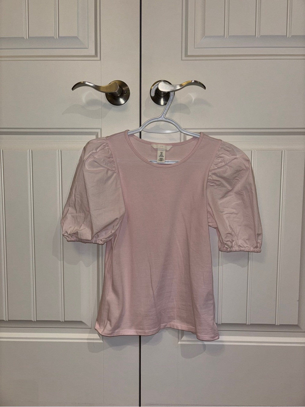 H&M Puffed Sleeves T-Shirt